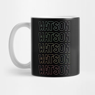 Watson Name Pattern Mug